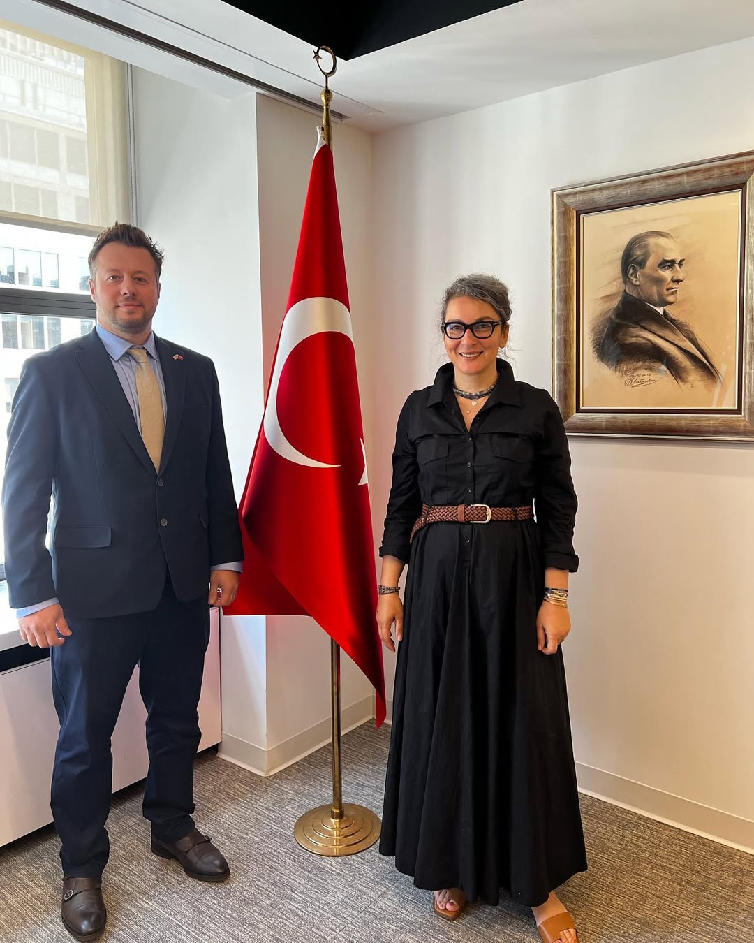 TASC Co-Chair Melih Bektaş Meets Boston Consul General Ceylan Özen Erişen
